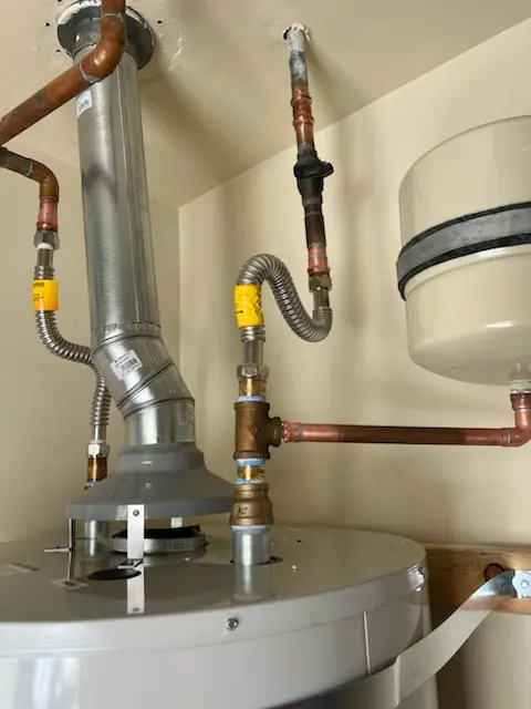 Water heater installation and plumbing repair in Joyce